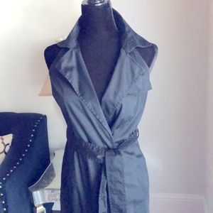 Ann Taylor Sleeveless Trench Dress